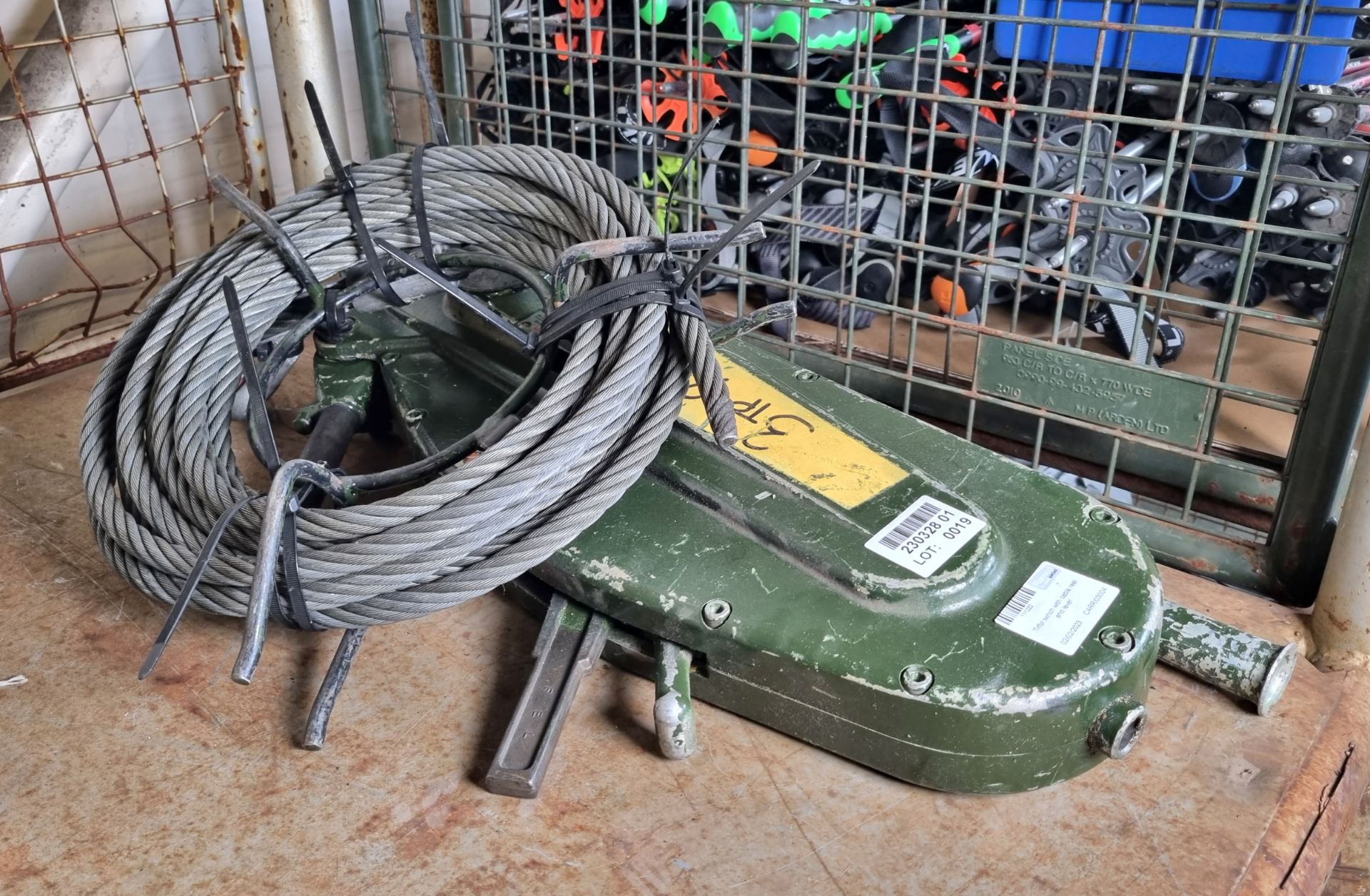 Tirfor winch T35 - 3 tonne - with cable reel and handle