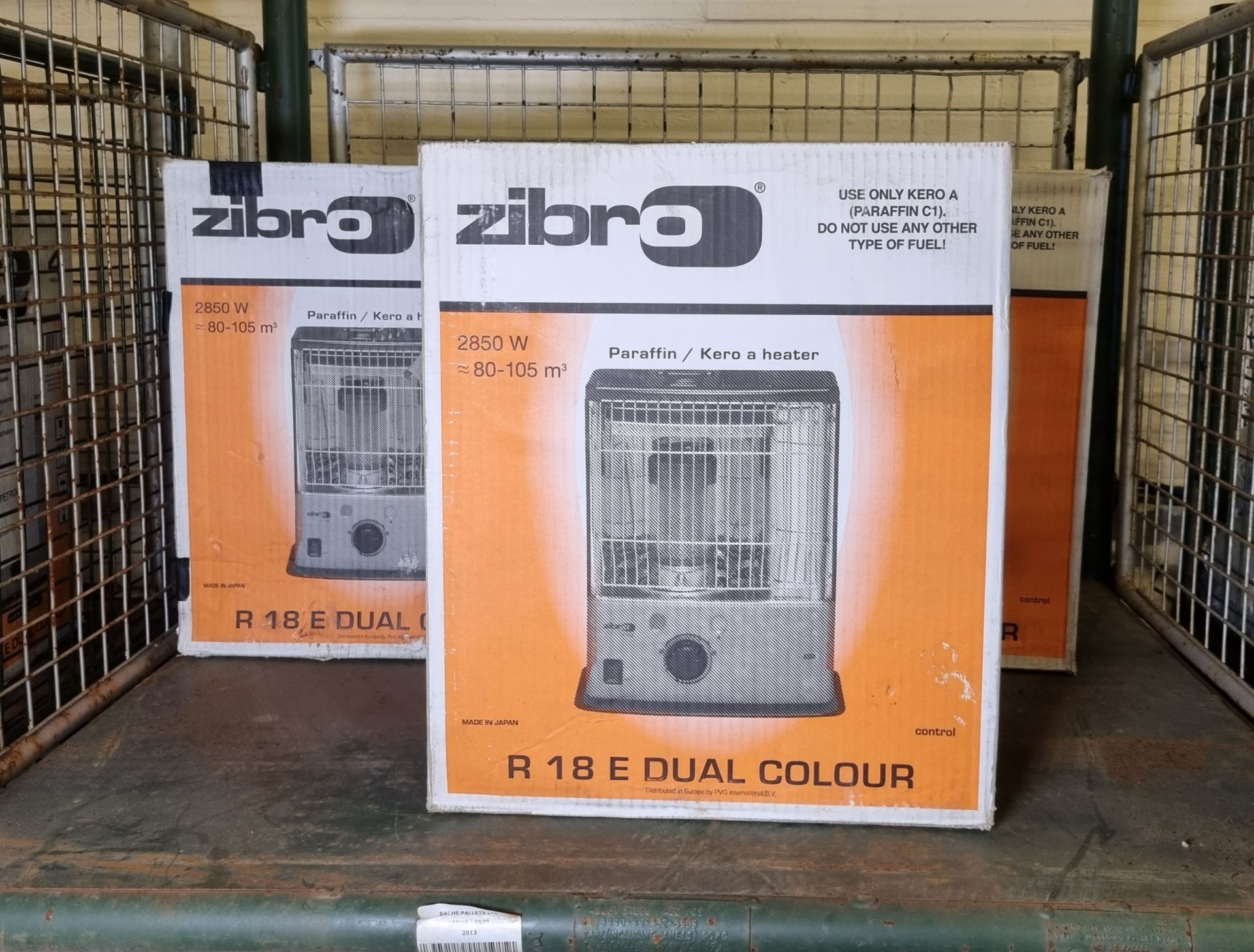 3x Zibro R18 E Paraffin Heaters