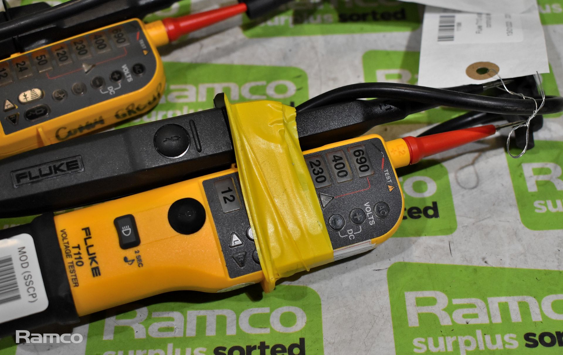 2x Fluke T110 voltage and continuity testers - Image 3 of 3