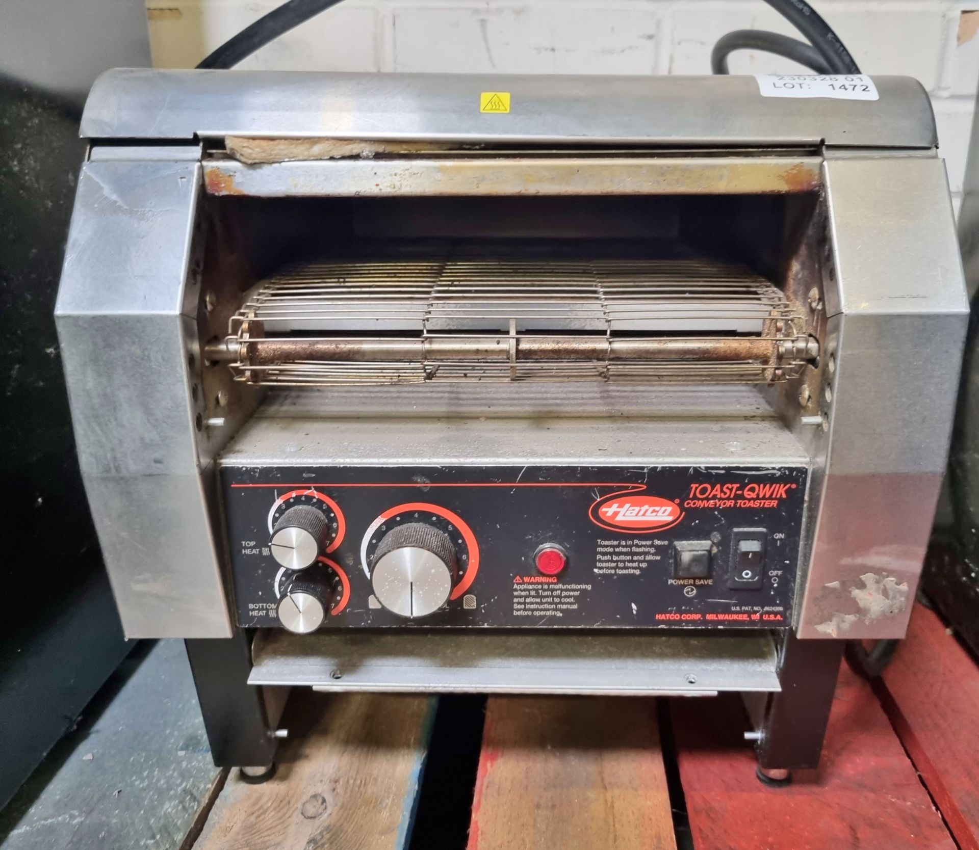 Hatco TQ-405 Toast-Qwik conveyor toaster - 370mm W - Image 3 of 4
