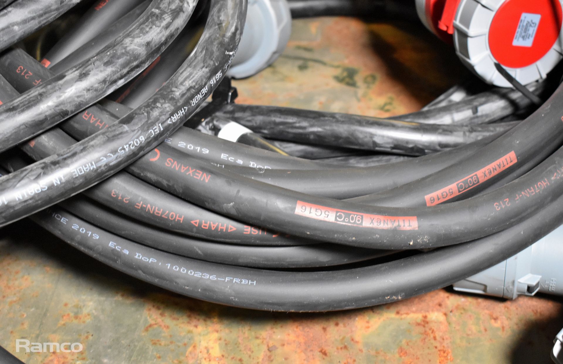 4x Blakley electrics 400v rubber cables with Mennekes connectors - Bild 2 aus 4