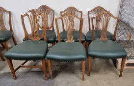 6x 1970 -1980's Wooden chairs