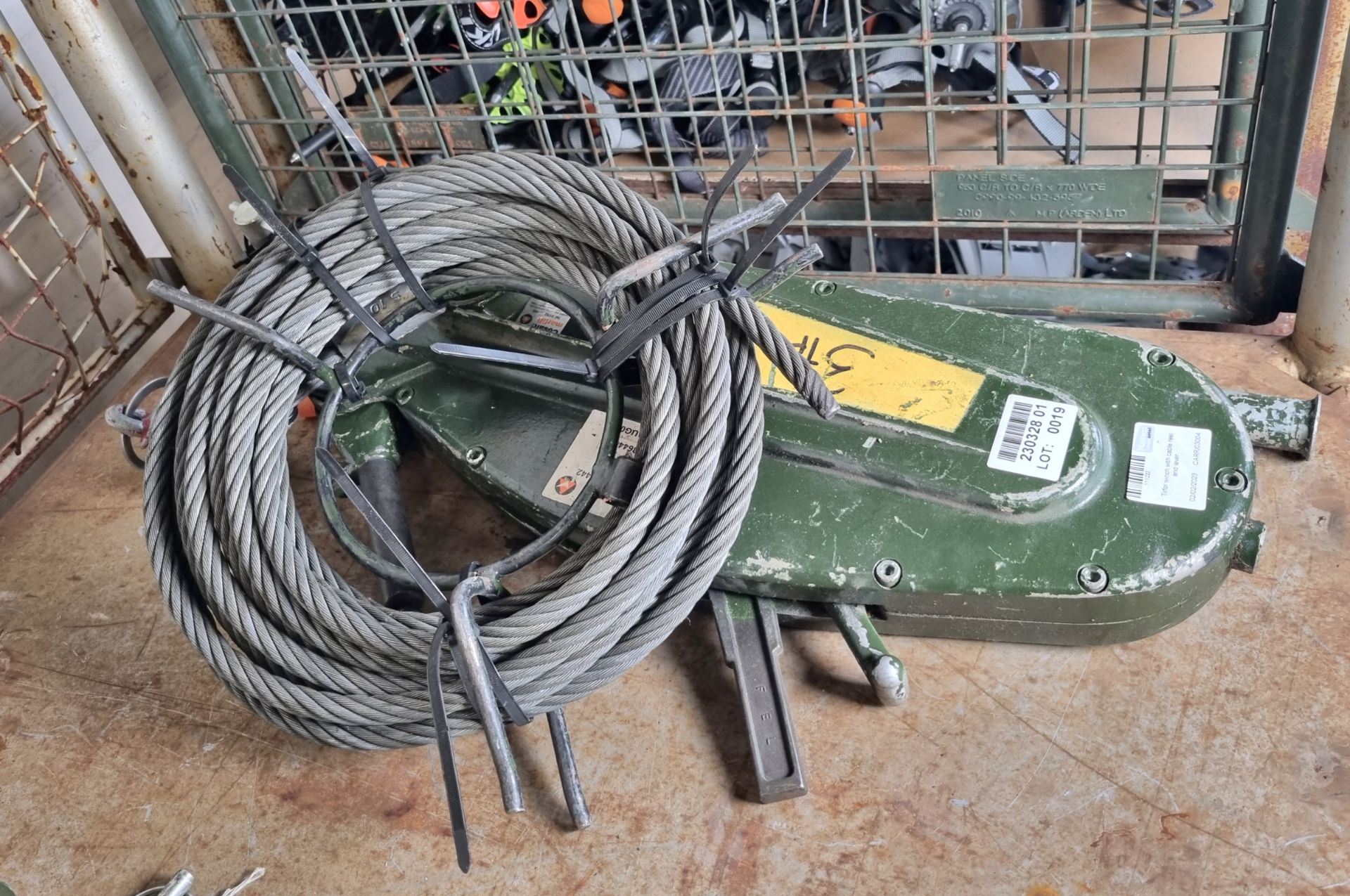 Tirfor winch T35 - 3 tonne - with cable reel and handle - Bild 2 aus 4