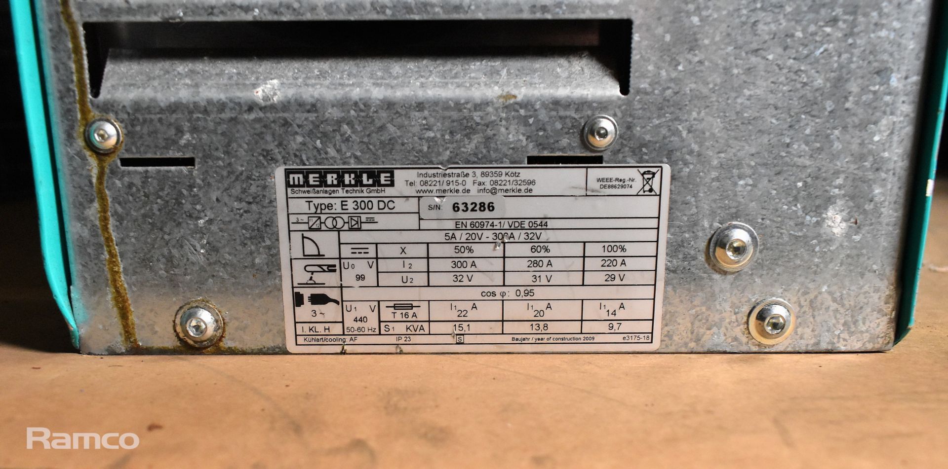 Merkle E 300 DC welder base unit - Image 5 of 6