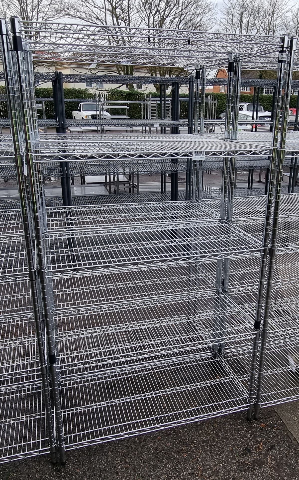 5 tier metal shelving unit - dimensions: 100 x 50 x 180cm