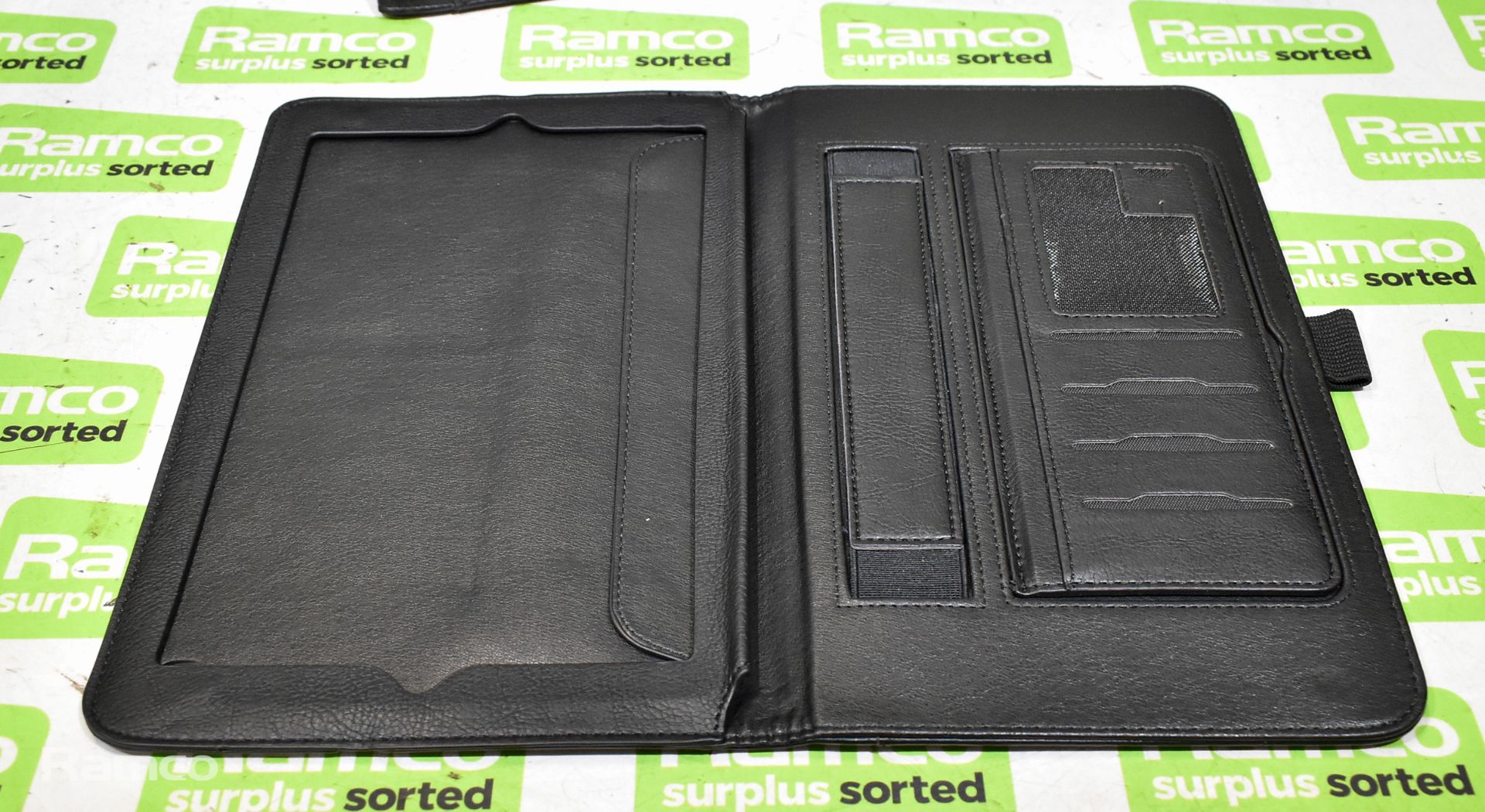 4x Galaxy Tab A T510 10.1 inch leather effect folding tablet cases - Bild 2 aus 2