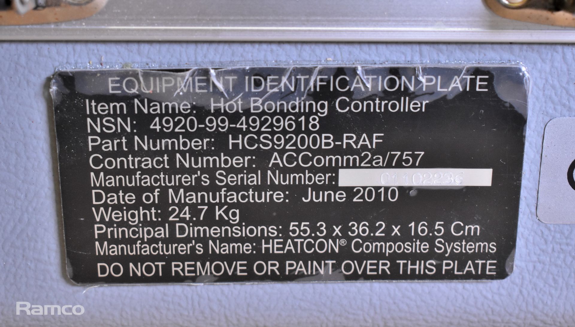 Heatcon composite systems HCS9200 hot bonding controller - Image 4 of 5