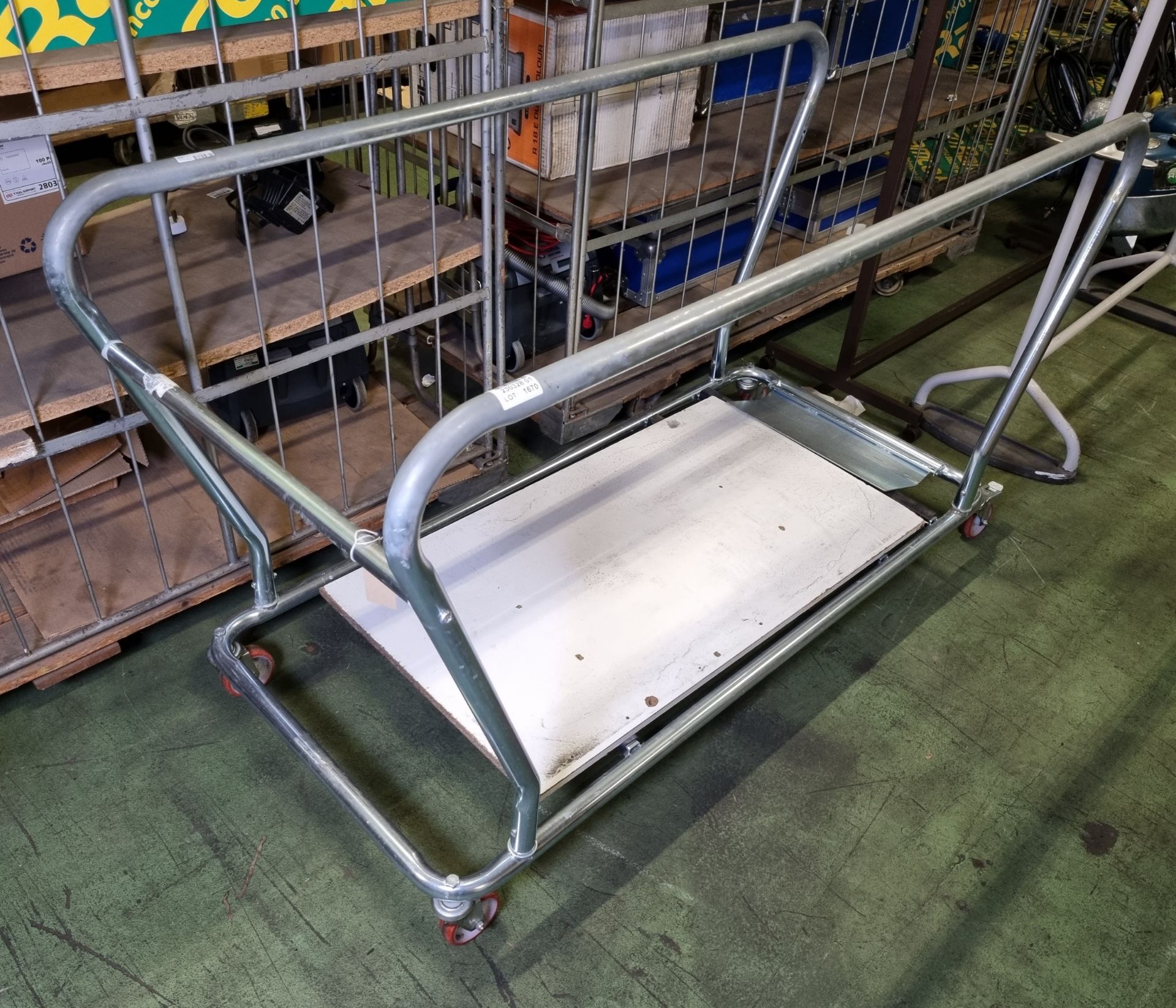 Board and panel trolley - 160 x 77 x 100cm