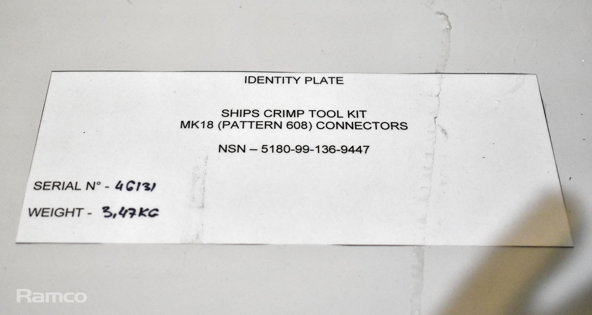 DMC MRP0398 electrical crimp tool kit - Image 6 of 6