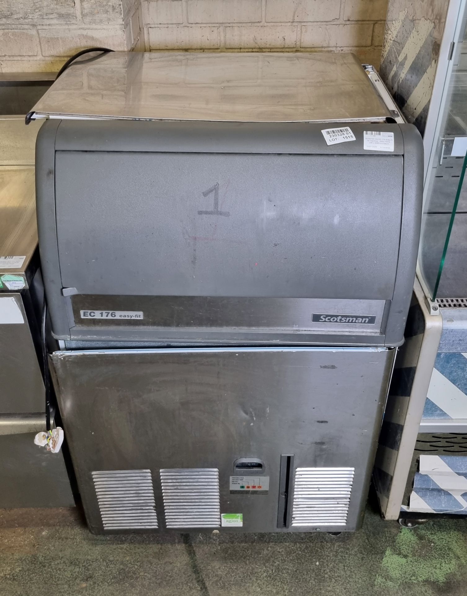 Scotsman ice EC 176 Easy-fit ice machine - 230V 50Hz - L68 x W60 x H108cm - Image 2 of 6