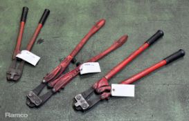 3x HK Porter Inc. bolt cutting tools