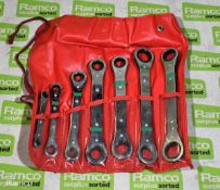 Kastar 7 piece ratchet spanner set - 1/4 to 15/16