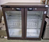 Osborne 250E double glass sliding door - back bar - bottle cooler - 900mm W