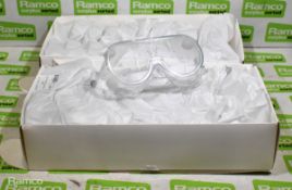 20pc workshop clear safety goggles