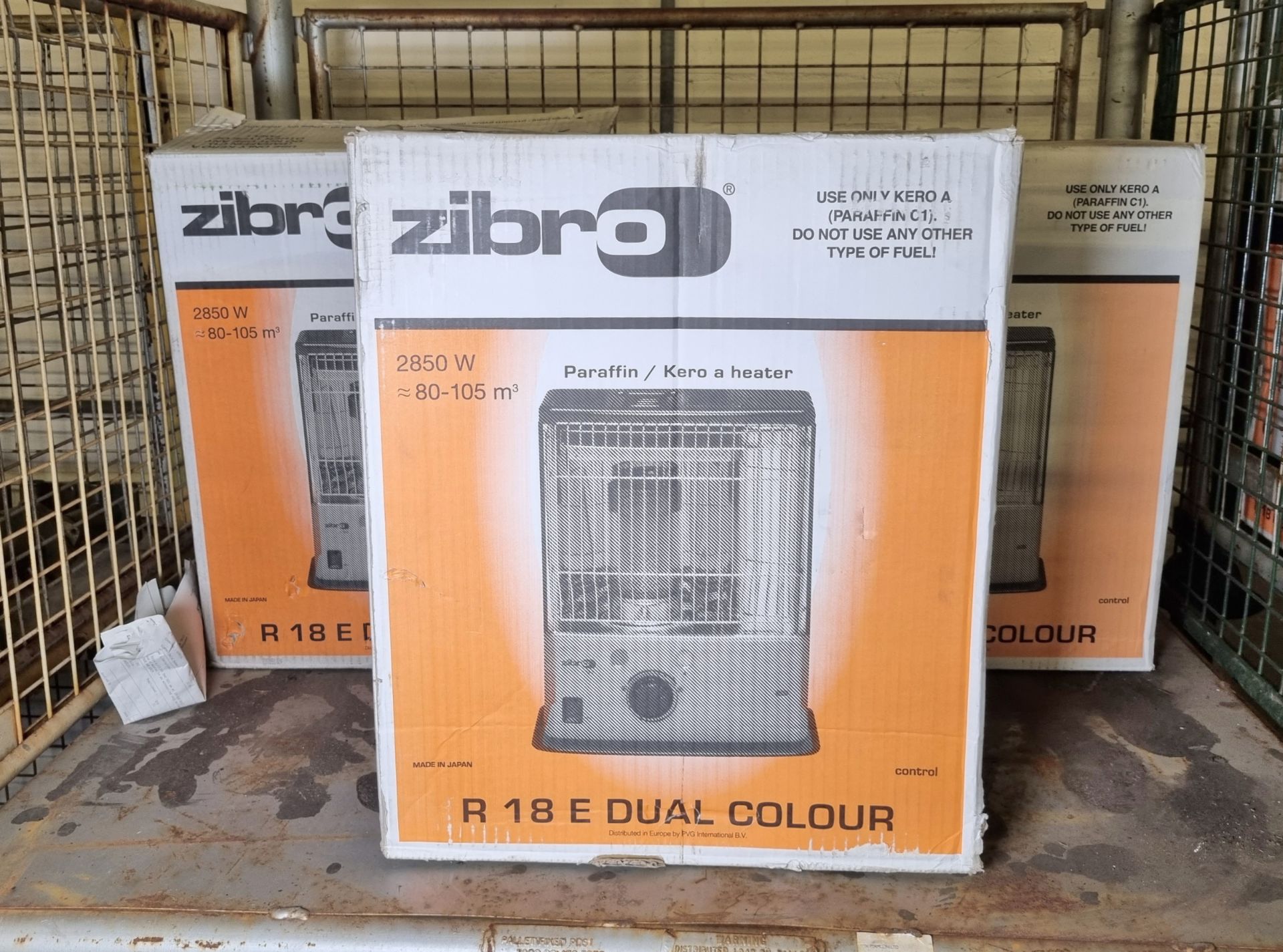 3x Zibro R18 E Paraffin Heaters