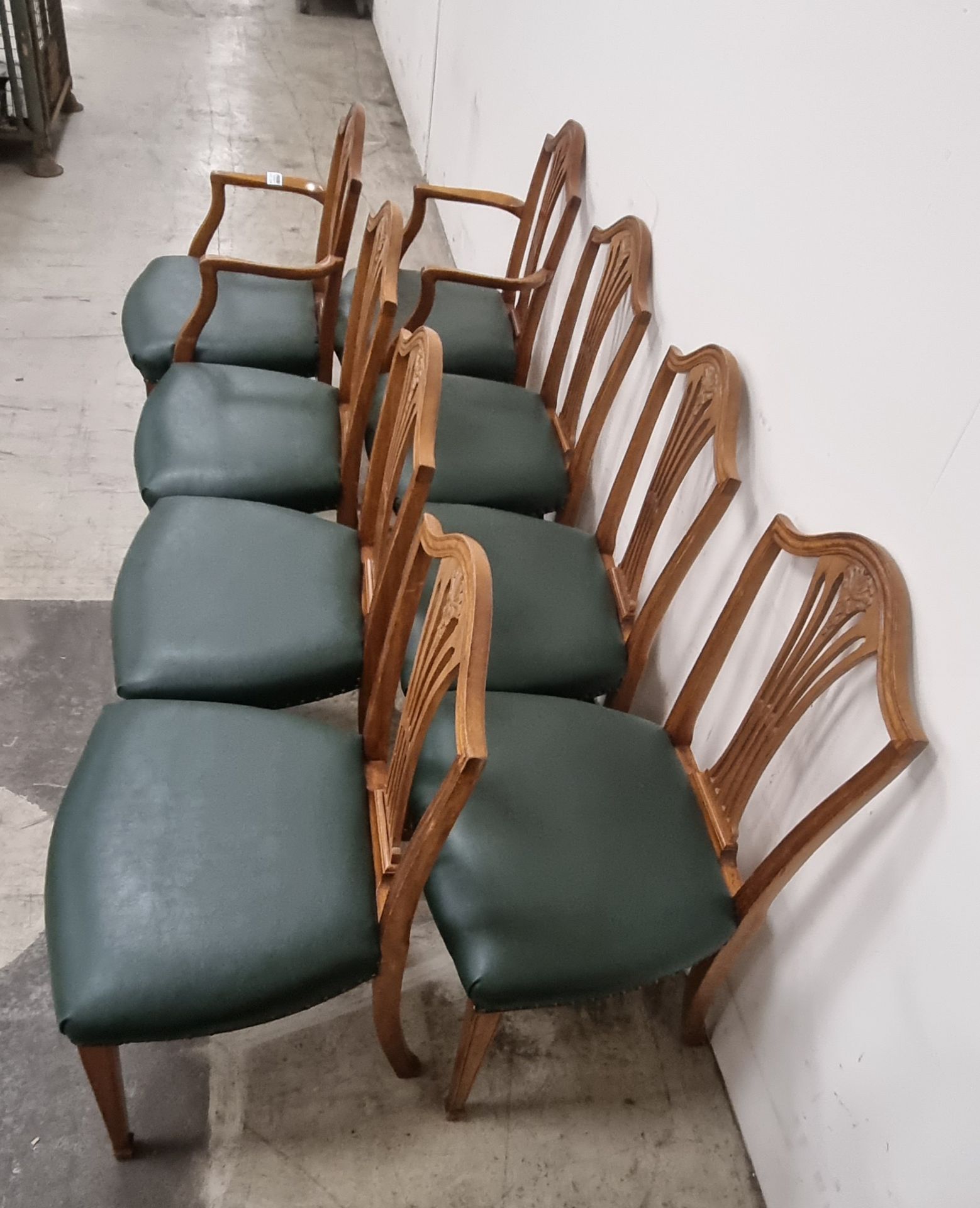 8x 1970 -1980's Wooden chairs - Image 2 of 4