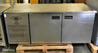 Foster 2 Door bench fridge 240V - L 183 x W 80 x H 80cm