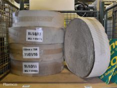 5x rolls of cardboard - 150mm x 75M