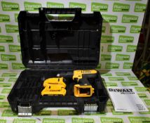 DeWalt DCD776 compact cordless hammer drill in case - includes 2 batteries but no charger