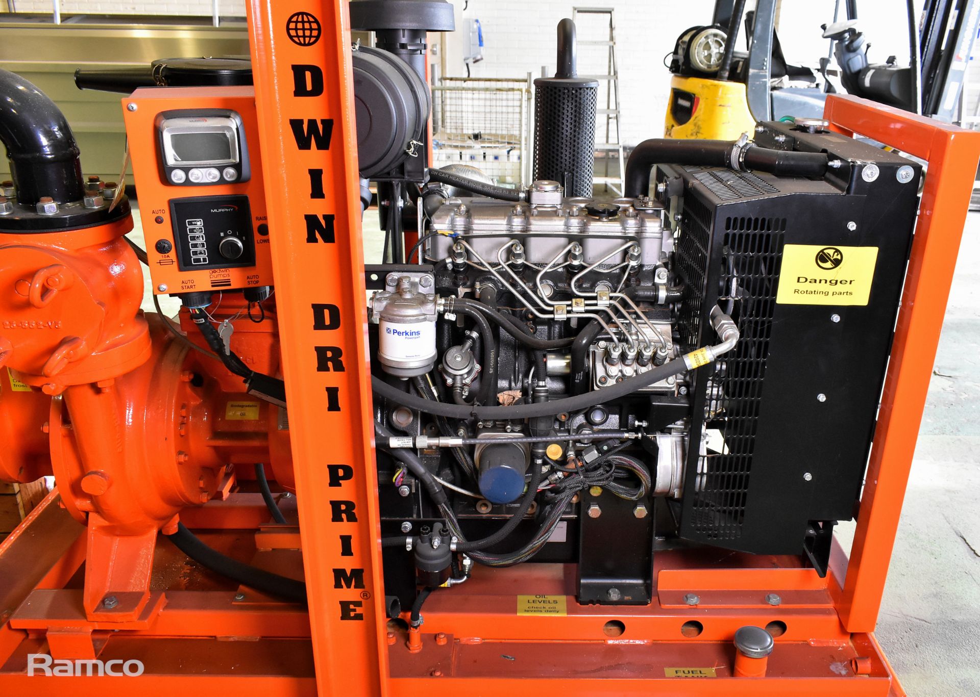 Godwin HL80M Dri Prime pump unit - serial number 065653/05 powered by Perkins diesel engine - Bild 13 aus 20
