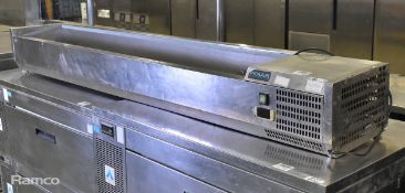 Polar G611 Refrigerated counter top servery prep unit - L200 x W34 x H23cm