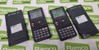 2x Casio CFX-9850G colour power graphic electronic PPI calculators