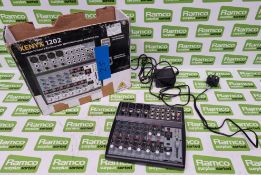 Behringer Xenyx 1202 mixer with power supply (boxed) - 24 x 22 x 4cm