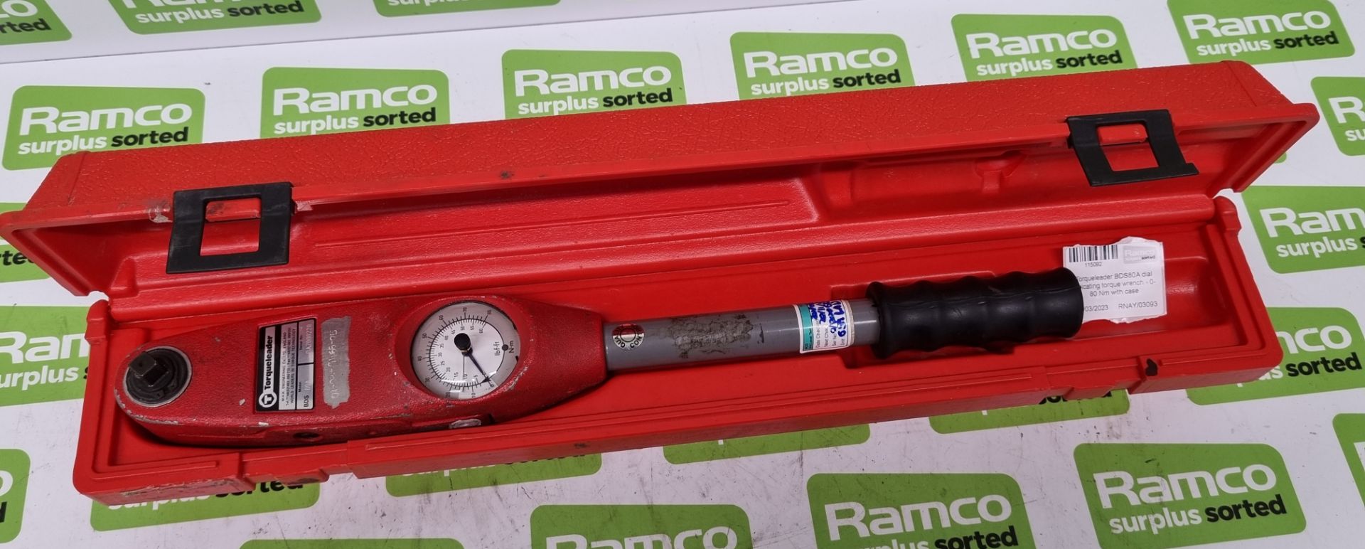 Torqueleader BDS80A dial indicating torque wrench - 0-80 Nm with case - Image 6 of 7