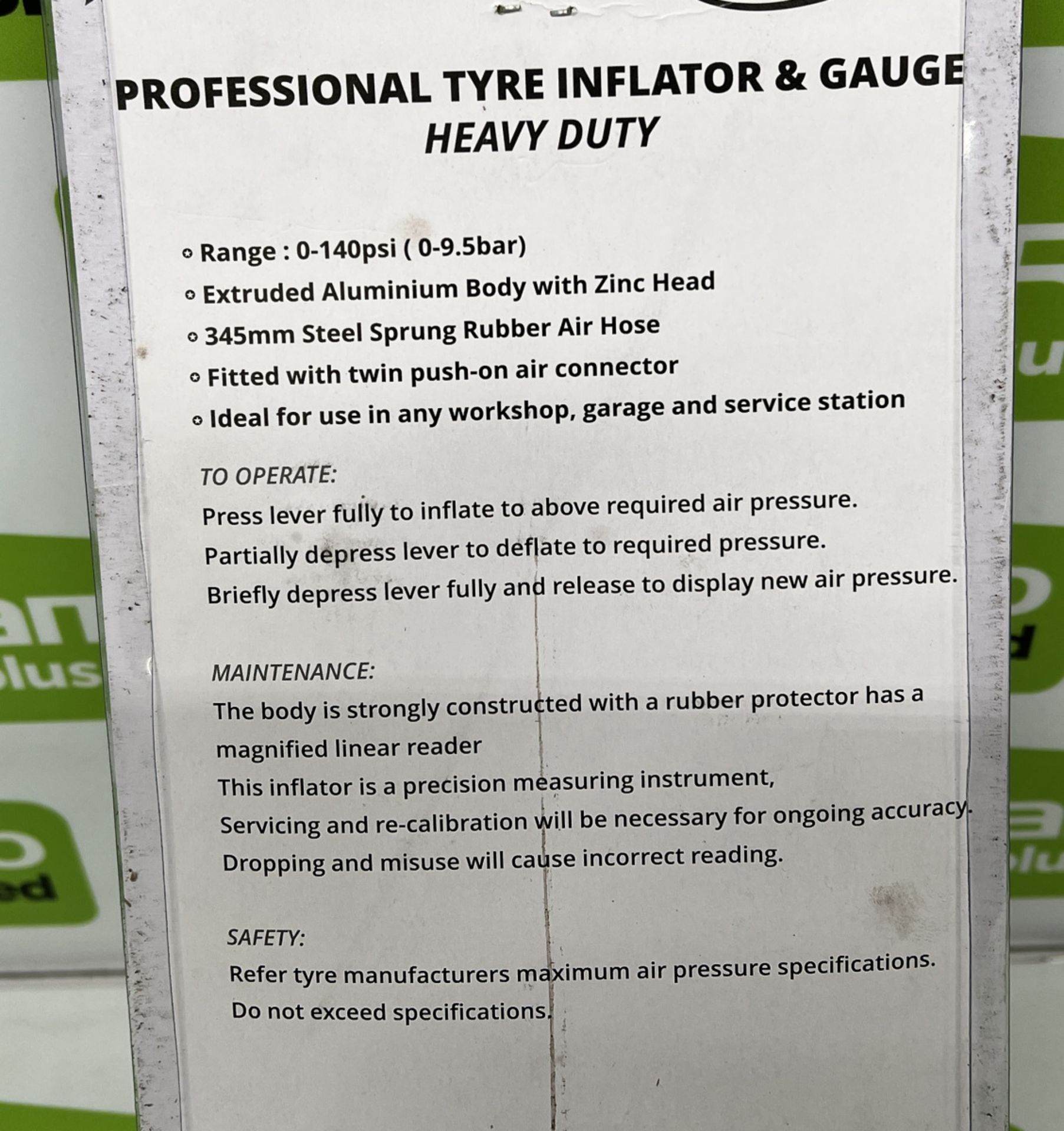 Neilsen professional tyre inflator & gauge CT2309 - Image 2 of 2