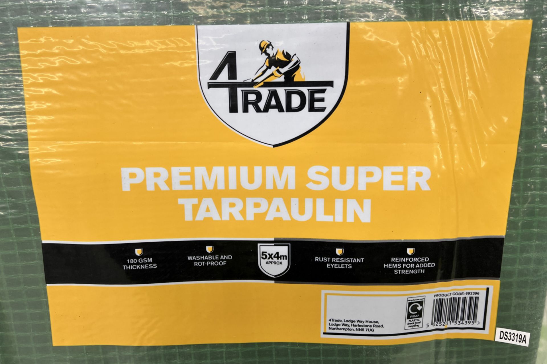 4Trade Premium super tarpaulin 5 x 4M - Image 2 of 2