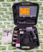 Steinel 3483 230V - 2300W LCD technical heat gun with accessories and case