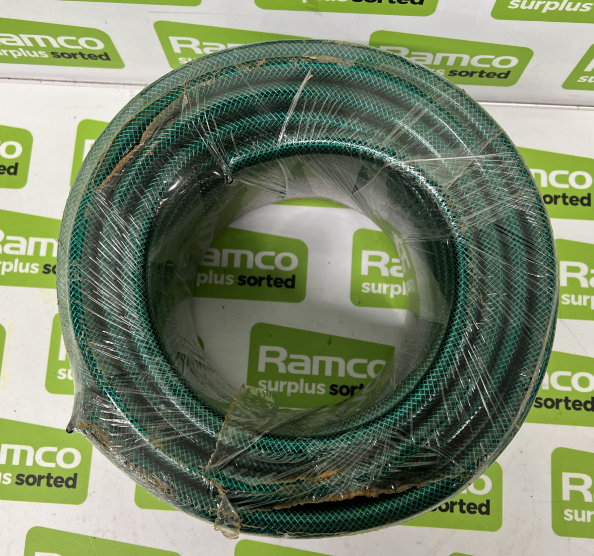 Green Jem 30m braided hose pipe reel - Image 3 of 3