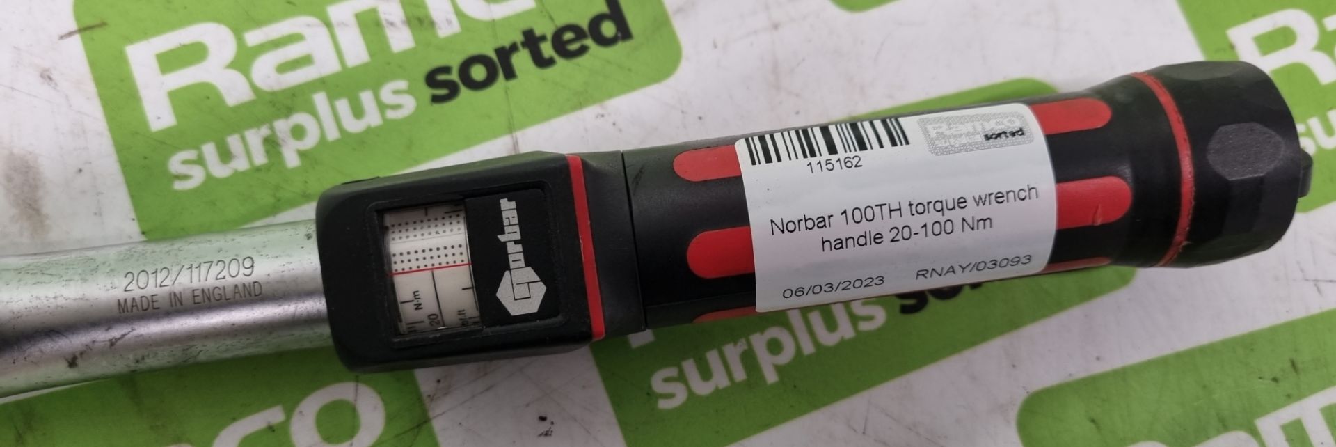 Norbar 100TH torque wrench handle 20-100 Nm - Image 3 of 3