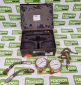 Pressure gauge nitrogen inflator kit