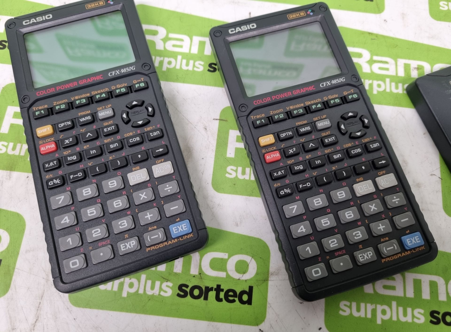 2x Casio CFX-9850G colour power graphic electronic PPI calculators - Image 3 of 3