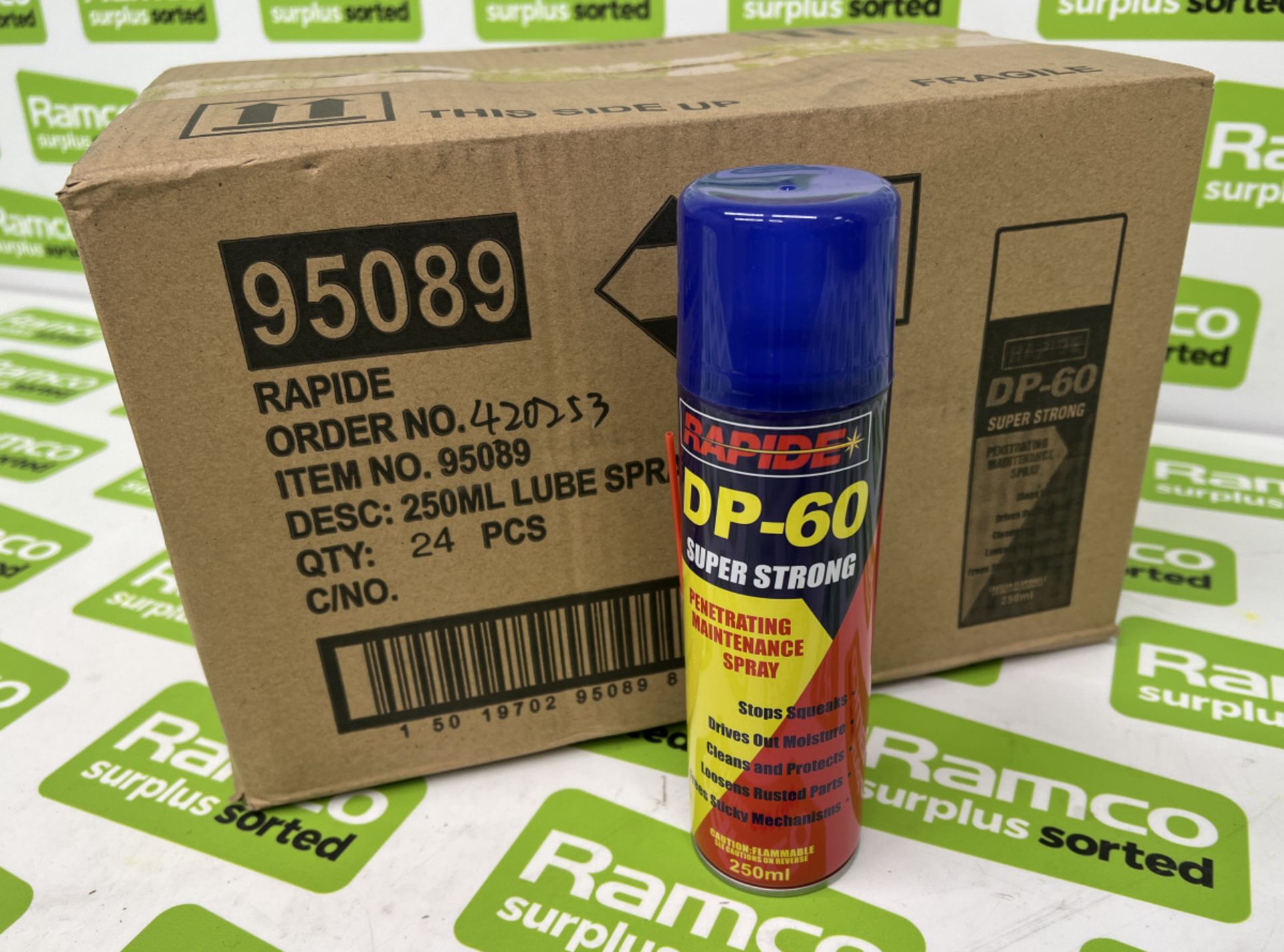 Rapide DP-60 super strong maintenance penetration spray 250ml tins - 24 tins - Image 2 of 2