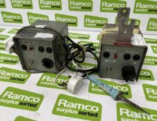 2x Farnell Electronics soldering iron transformers