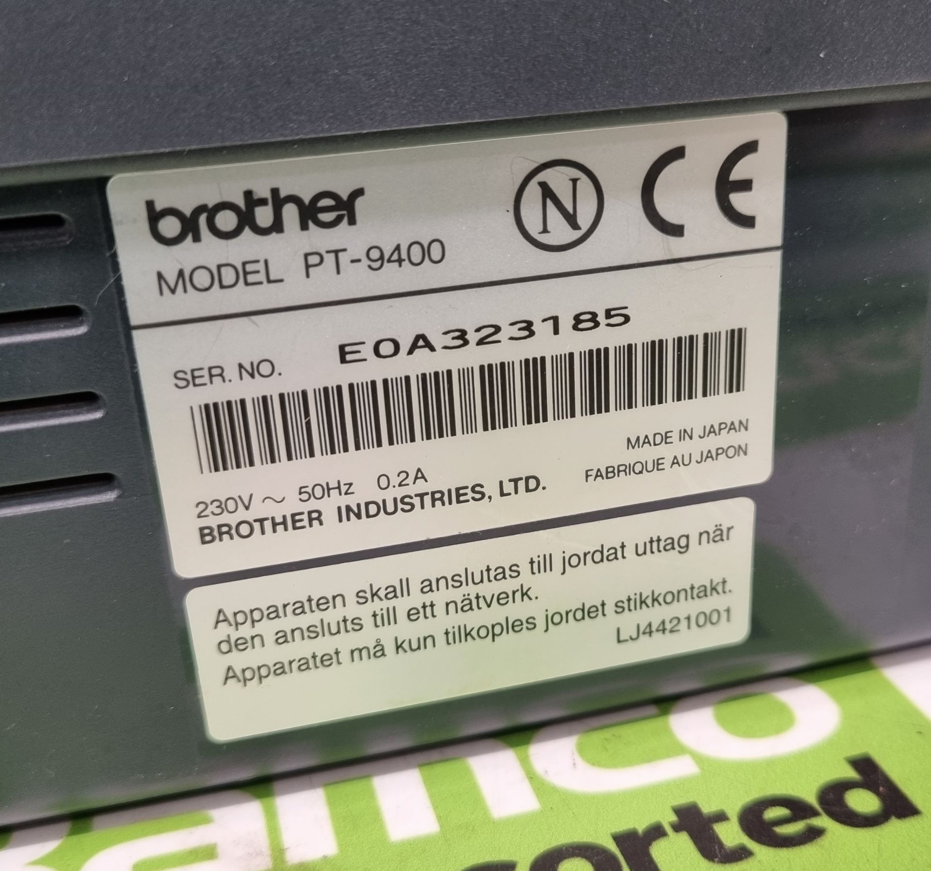 Brother PT-9400 label printer - Image 4 of 6