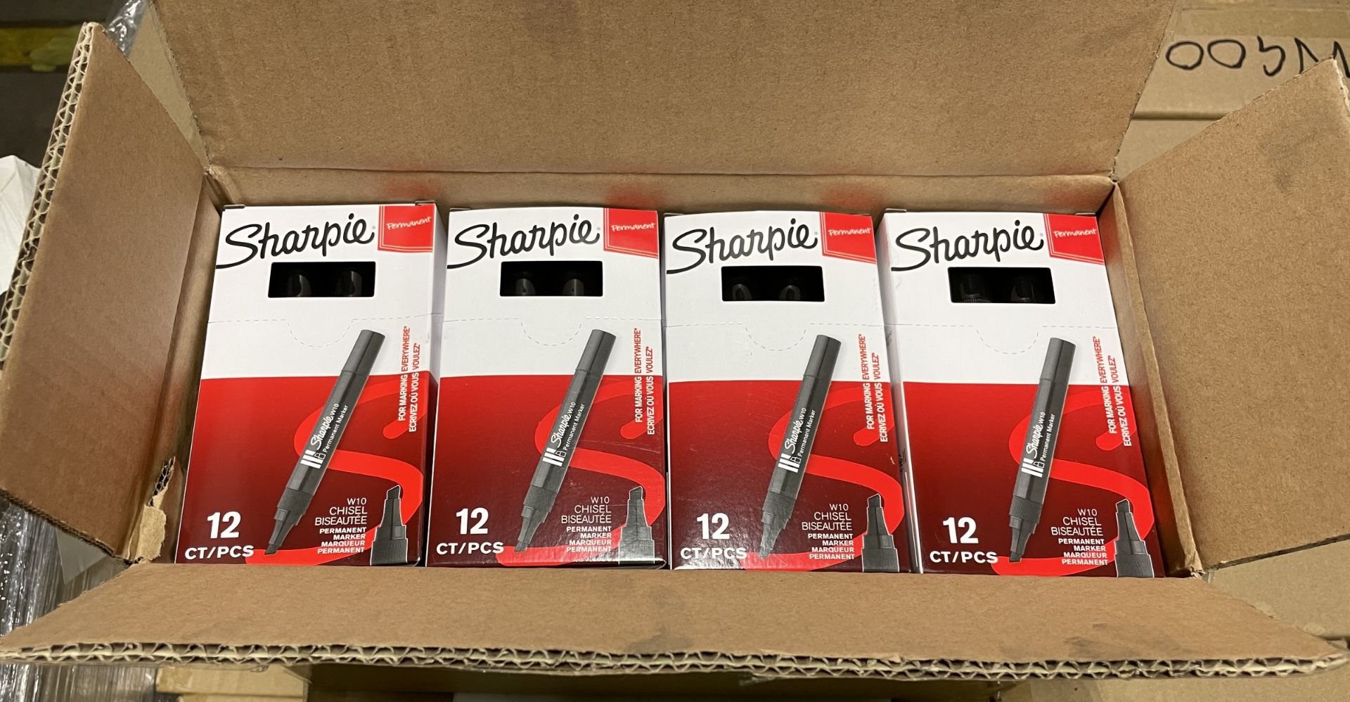 Approx 19x pallets of Sharpie W10 permanent marker pens - black - approx qty 16000 packs - Bild 2 aus 4