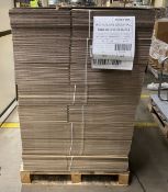 22x pallets of packing boxes - approx qty 8000 boxes