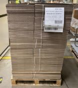 22x pallets of packing boxes - approx qty 8000 boxes