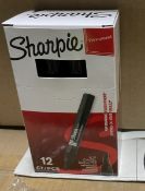 Approx 19x pallets of Sharpie W10 permanent marker pens - black - approx qty 16000 packs