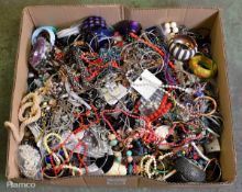 Multiple costume jewelry - bracelets, bangles, necklaces, earings