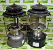 2x Coleman Powerhouse fuel lanterns - check pictures for models