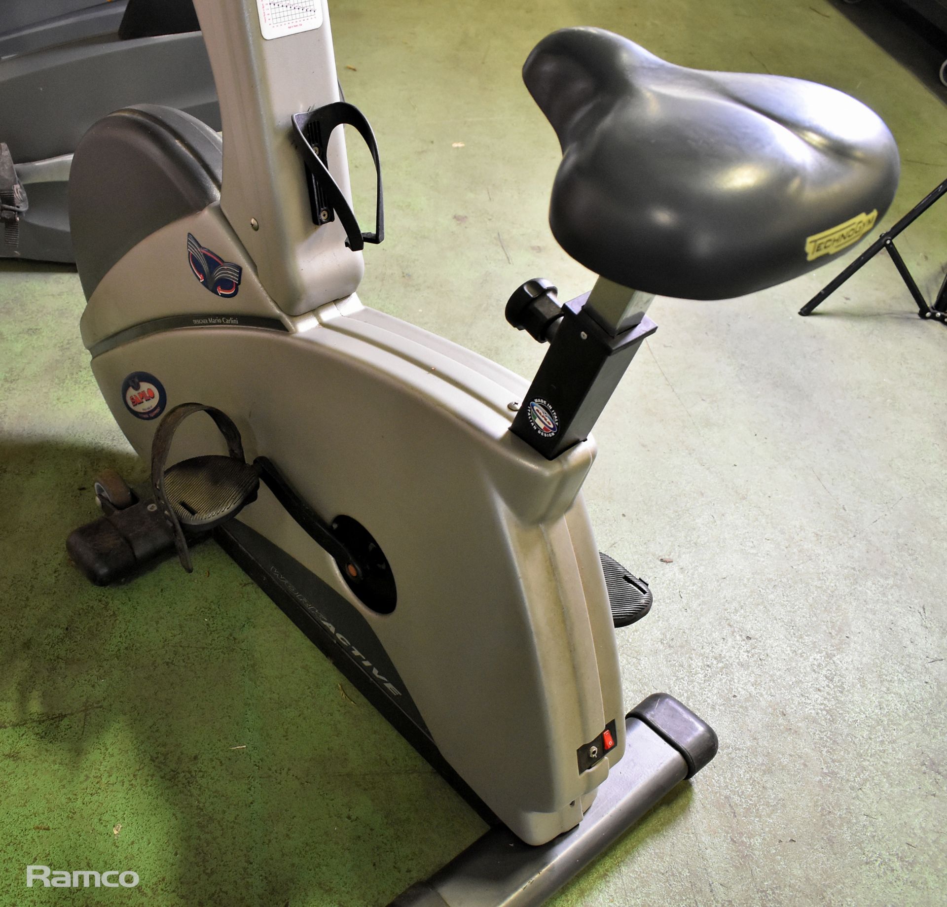 Sapilo WorkActive exercise bike - L 110 x W 48 x H 120cm - with Technogym seat - Image 3 of 8