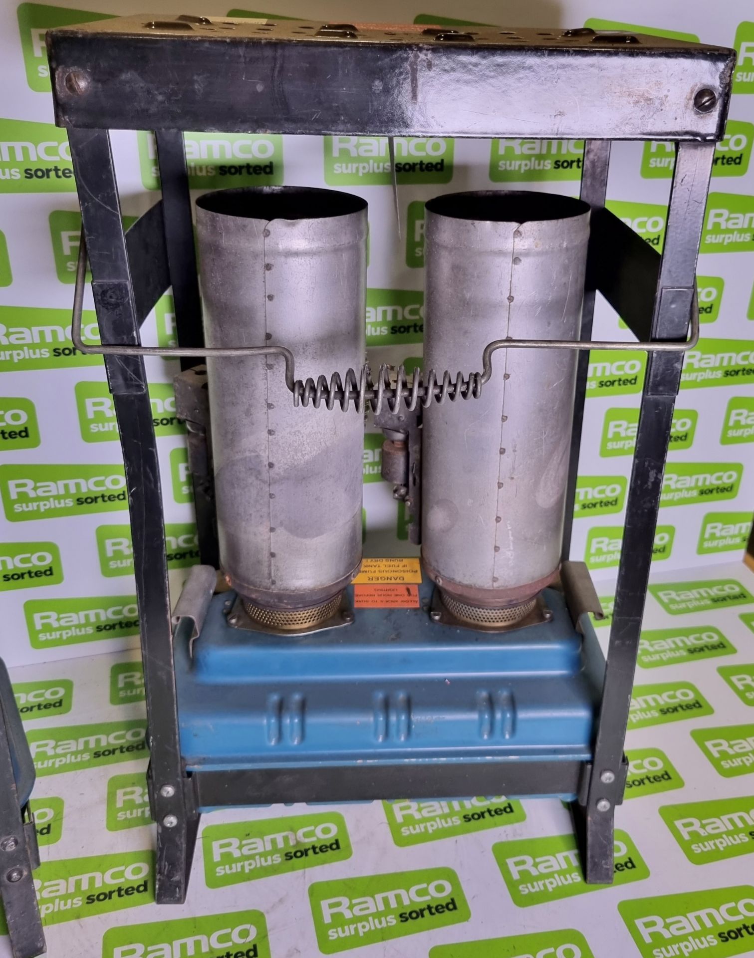 2x Double burner paraffin heater units - Image 6 of 6