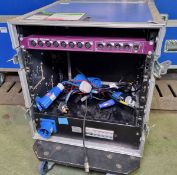 Allen & Heath AR84 stage box in wheeled flight case - 55 x 75 x 70cm