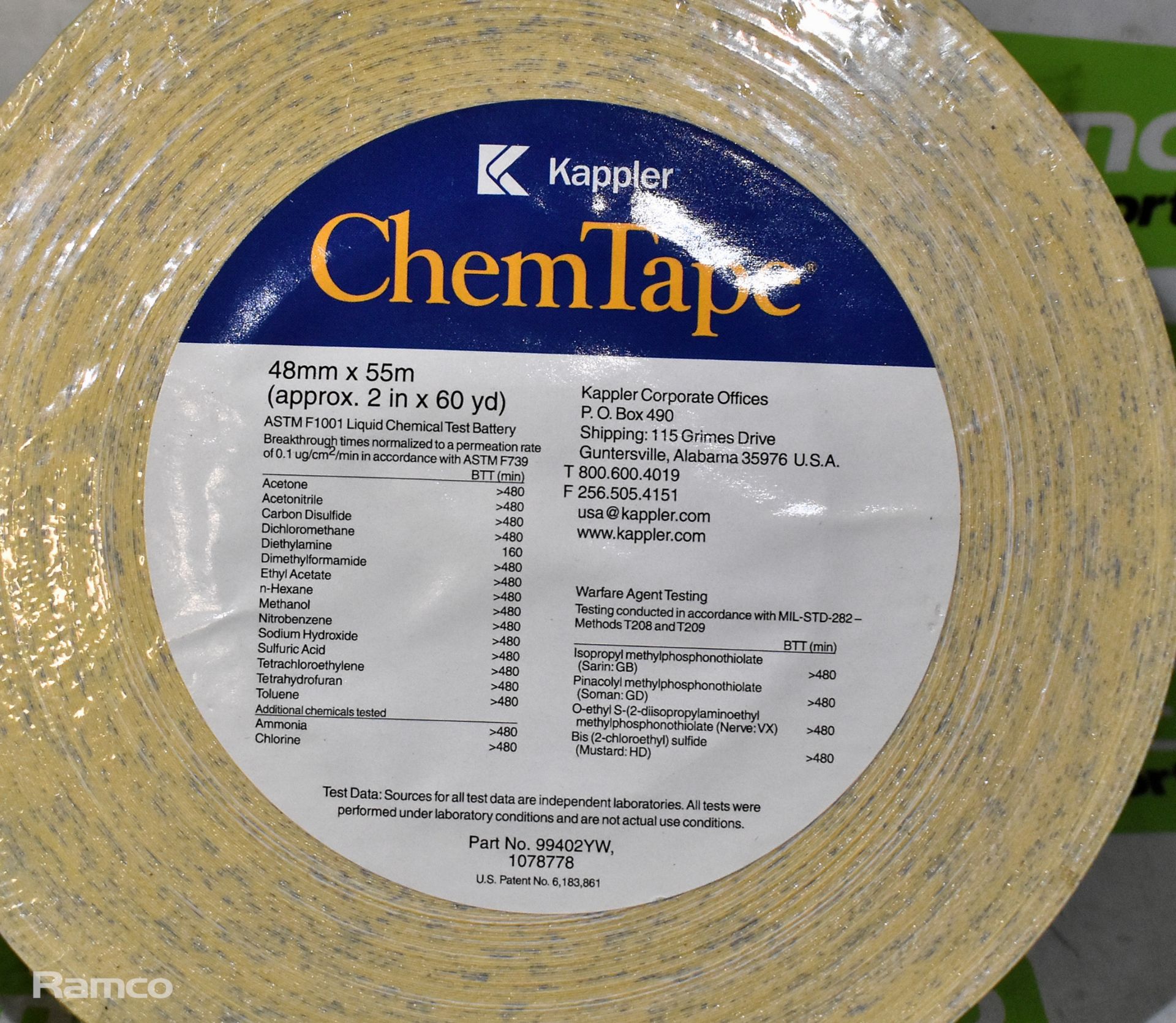 3x rolls of Chem Tape - Image 2 of 3