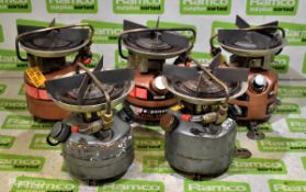 5x Coleman dual fuel stoves - check pictures for models