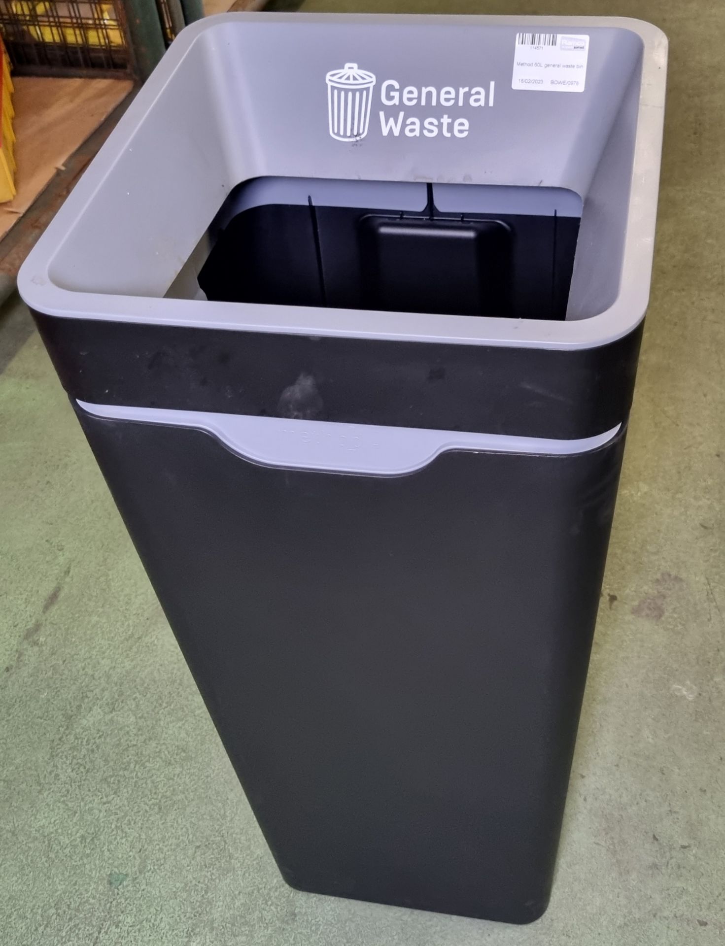 6x Method 60L general waste bins - Image 2 of 3